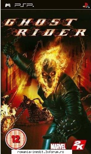 ghost rider psp ghost rider the stylized action the marvel comic series and sony film, ghost rider Rock & Ride