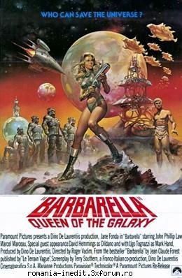 barbarella (1968) dvd divx rip sci-fi fantasy tagline: who seduces angel? who strips space? who