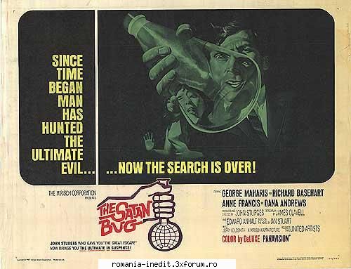 the satan bug (1965) 1965 thriller directed the great john sturges, one the first movie about