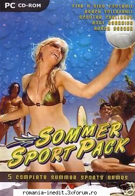 [fb.ro] sommer sport pack game included five side scooter