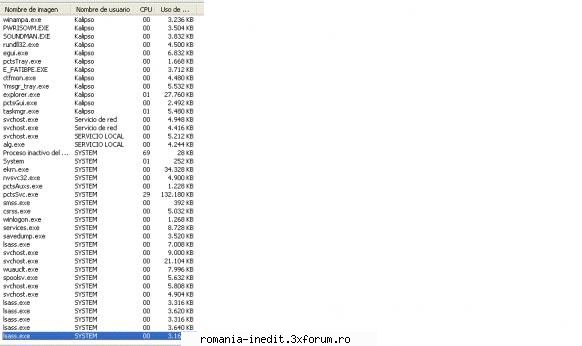 multe procese salutate avut catva virusi bagat nod32 spyware doctor mia casit vreo scapat dat 