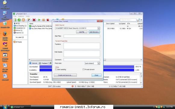 cum fac torrent? vreau uploadez ceva fac torrent?
