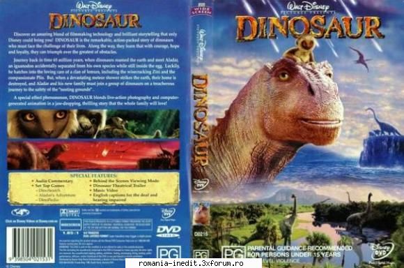 disney -dinosaur (2000) disney dinosaur (2000)- english leighton, ralph date:19 may 2000 (usa)