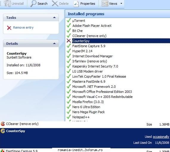 counterspy 3.1.2416 avut proasta inspiratie instala kis 7.0. .   in afara faptul pot