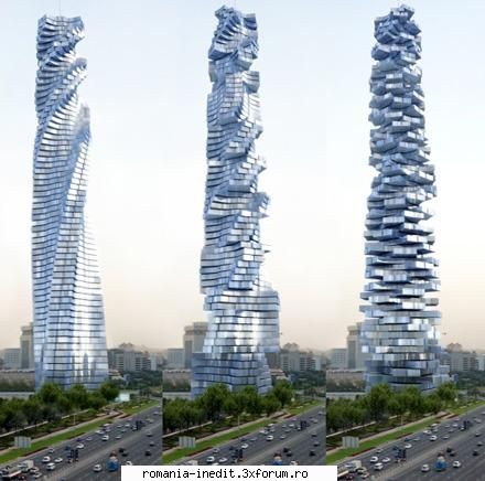 rotitor mndria dubaiului proiectul dynamic tower, prezentat arhitect italian new york, construit