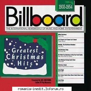 christmas music billboard greatest christmas hits white christmas bing crosby2. let snow! let snow!