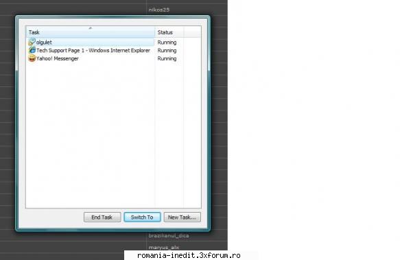 problema task manager tocmai reinstalat win-u dupa doar task manageru mai cum trebiu, poate ajuta