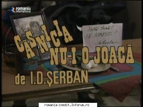 casnicia nu-i joaca (1985) (teatru tv) casnicia nu-i joaca (teatru tv) cunosc anul george popahoria