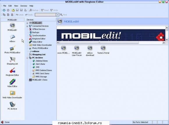 mobiledit! mobiledit! software that brings the ability control the phone from your pc. after