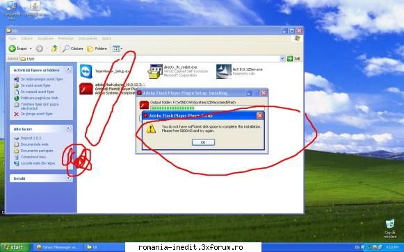 instalare flash player luat situl oficial din alta parte flash player mozzila imi eroare anormala.