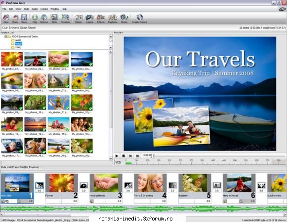 cum creez prezentare flash incearca photodex proshow gold   