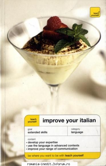 [b] cursuri dictionare teach yourself improve your italian (doar cartea pdf)