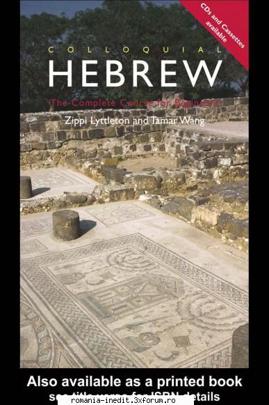 [b] cursuri dictionare colloquial hebrew (pdf+mp3)