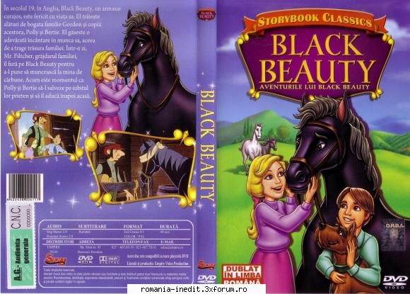 black beauty dublat romana black beauty storybook stereo 2.0 romana, 4:3durata: mincover cdenjoy