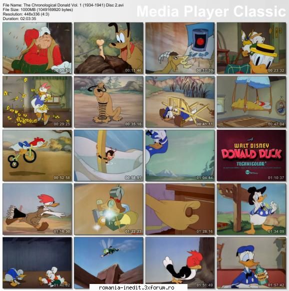 the donald vol. desene incluse disk 2:the riveter dog laundry (1940)mr. duck steps out troubles