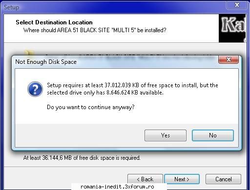 blacksite area -multi full rip instalare imi cere spatiu hard  000 000  kb   