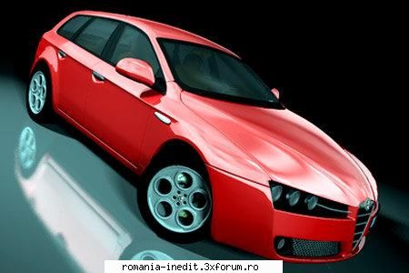 graphics cars models alfa romeo 159max, 3ds, c4d 5,88