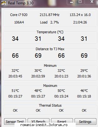 probleme tehnica legatura calin are dreptate. destul mare pentru idle mode. cate stiu temp intel