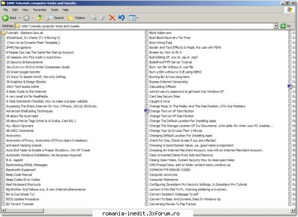1000 Tutorials - Computer tricks and tweeks - max522 - Tutoriale generale