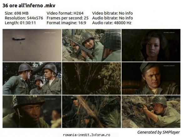 36 ore all'inferno (1969) - 36 ore all'inferno (1969) MKV Subtitrare / Romana - Filme clasice - Old Movies