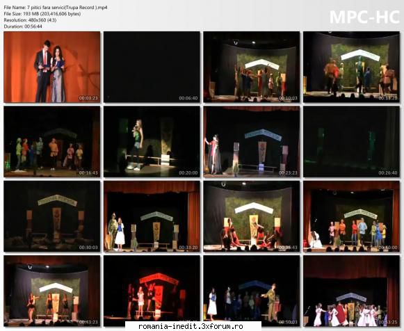 7 pitici fara servici(Trupa Record ) - bgl23 - Teatru rom�nesc - Romanian Theater