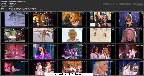 ABBA live shows - ABBA In Switzerland 1979 - Spectacole straine - International performances