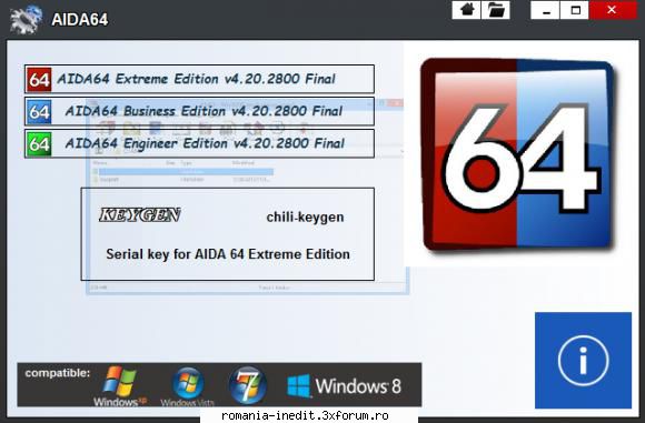 AIDA64 Extreme Edition v Final - AIDA64 ================================= 1.AIDA64 - New Softwarez