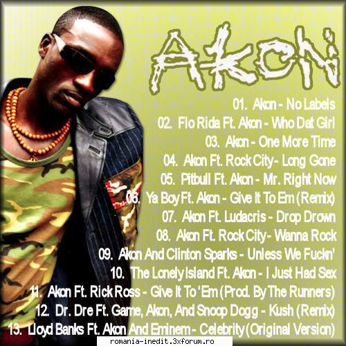 AKON No.Labels 2011 - Cine nu a auzit de renumitul AKON acum in aveti - Muzica - Music
