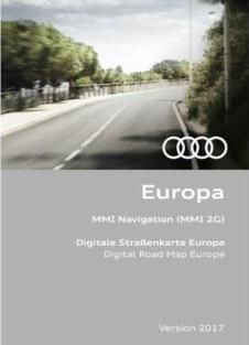 AUDI Navigation MMI 2G DVD Europe 2017 - AUDI A4(B8 / 8K) Limousine MMI High - GPS Maps & Mapping - Download