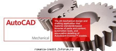 AUTODESK AUTOCAD MECHANICAL v2008 - AUTODESK AUTOCAD MECHANICAL VERSION 2008 date - Software