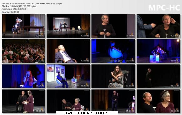Acesti rom�ni fantastici (Sala Maximilian Buzau) - Cu: DanPuric OvidiuCun - Teatru rom�nesc - Romanian Theater