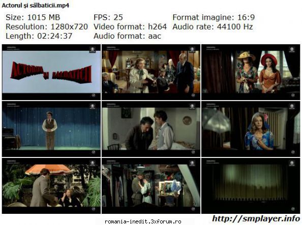 Actorul si salbaticii (1974) - Actorul şi Sălbaticii (1974) The - Filme rom�nesti - Romanian Movies