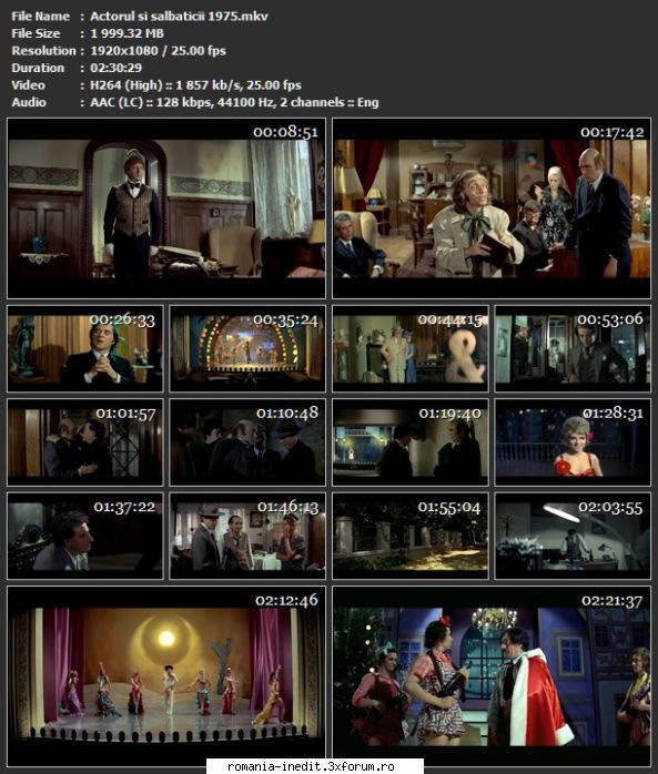 Actorul si salbaticii (1974) - sasadoru - Filme rom�nesti - Romanian Movies