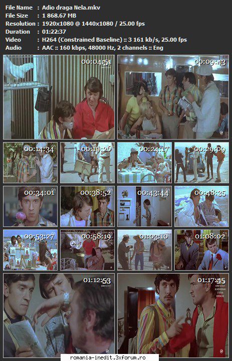 Adio, draga Nela (1972) - sasadoru - Filme rom�nesti - Romanian Movies