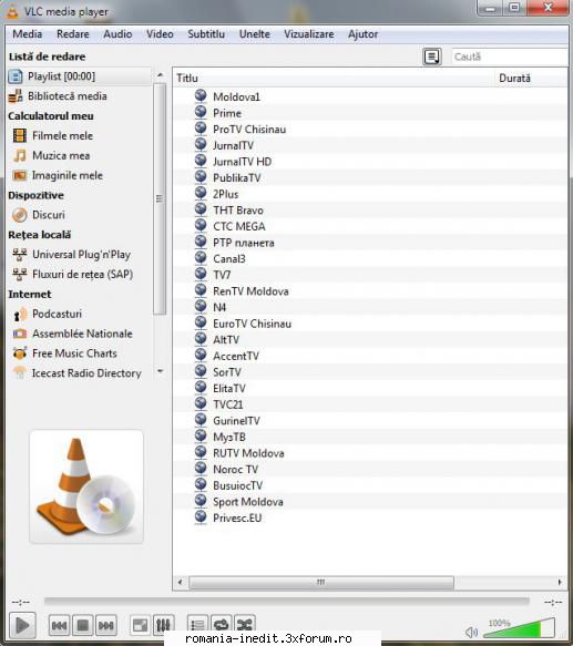 Adrese canale TV - Aici aveti un playlist cu 27 de canale din - TV Channels & Posturi de Radio