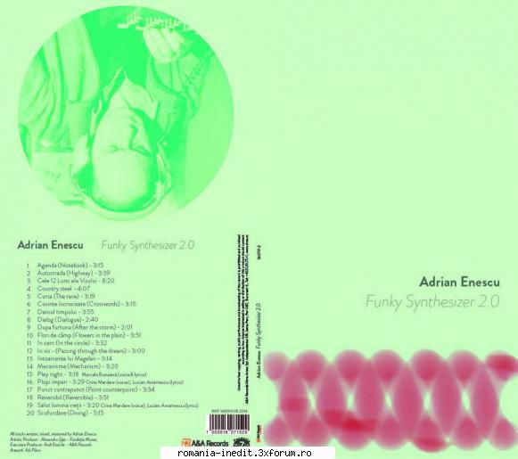 Adrian Enescu‎� FUNKY SYNTHESIZER 2.0 - 1 Agenda 2 Autostra - Albume MP3 romanesti - Romanian MP3 albums