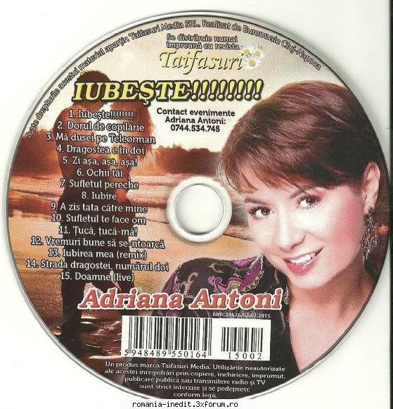 Adriana Antoni - Iubeste - Download: Adriana Antoni - 01 Iubeste - Muzica populara romaneasca - Romanian folk