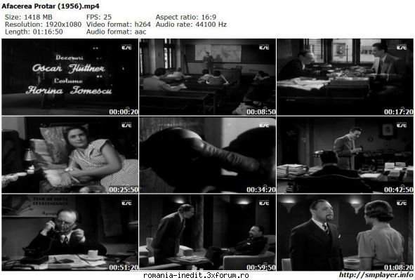 Afacerea Protar (1956) - marianvo - Filme rom�nesti - Romanian Movies
