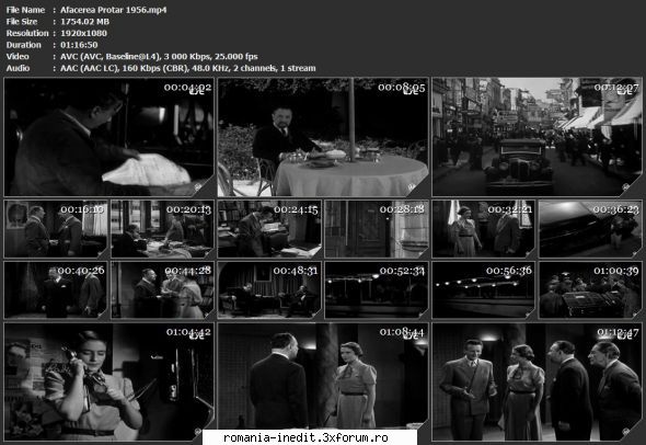 Afacerea Protar (1956) - sasadoru - Filme rom�nesti - Romanian Movies