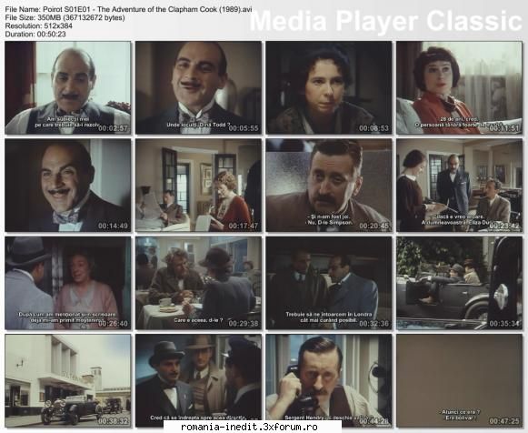 "Agatha Christie: Poirot" - 45 movies - romanian subtitle included - Sezon 1 Episod 1: "Agatha - TV Shows