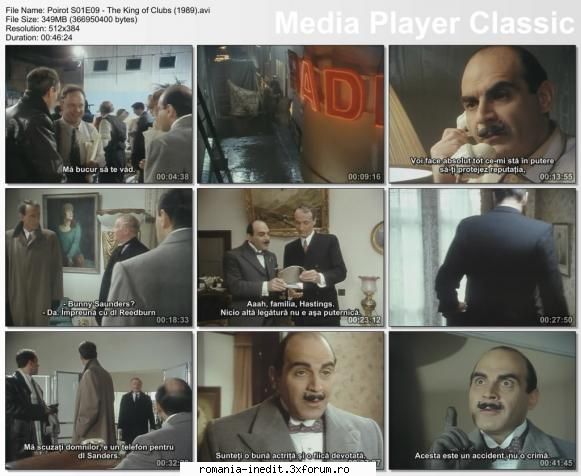 "Agatha Christie: Poirot" - 45 movies - romanian subtitle included - Sezon 1 Episod 9: "Agatha - TV Shows