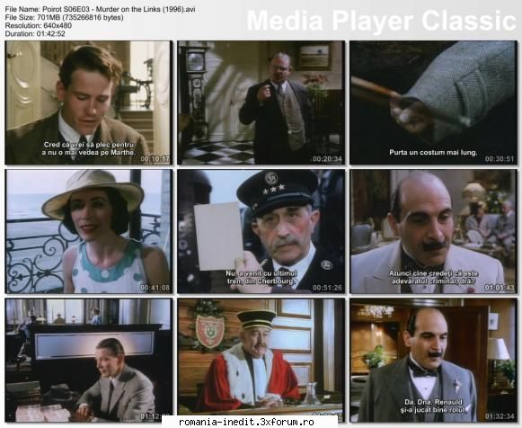 "Agatha Christie: Poirot" - 45 movies - romanian subtitle included - Sezon 6 Episod 3: "Agatha - TV Shows