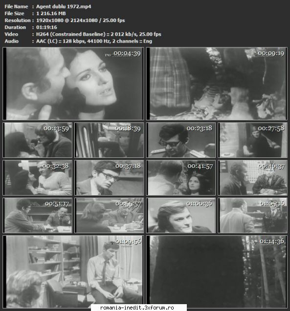 Agent Dublu (1972) - sasadoru - Filme rom�nesti - Romanian Movies