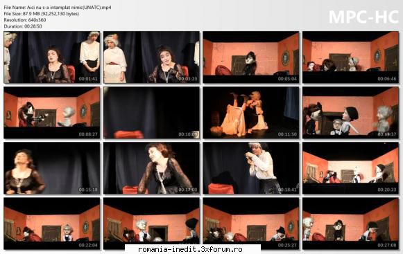 Aici nu s-a intamplat nimic(UNATC) - bgl23 - Teatru rom�nesc - Romanian Theater