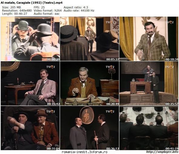 Al matale, Caragiale (1992) (Teatru) - marianvo - Teatru rom�nesc - Romanian Theater