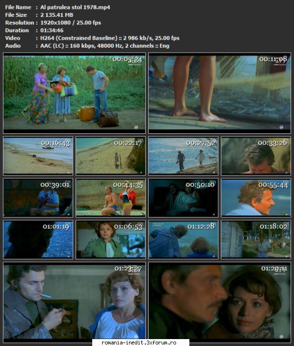 Al patrulea stol (1978) - sasadoru - Filme rom�nesti - Romanian Movies