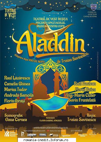 Aladdin (Teatrul De Vest Resita) - Mulţumesc! Premiera: 19 mai 2019 - Teatru rom�nesc - Romanian Theater