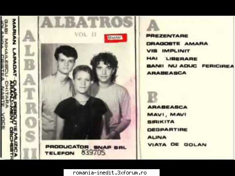 Albatros (discografie) - 1991 - Albatros - vol. 2 01. Prezentare - Albume MP3 romanesti - Romanian MP3 albums