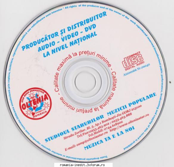 Albume muzica populara,lautareasca si de petrecere FLAC (LOSSLESS) - anicuta - Muzica populara romaneasca - Romanian folk