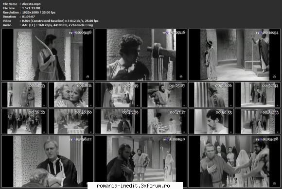 Alcesta (1971) - Alcesta (1971) Autor: EURIPIDE Regie: Cornel Popa - Teatru rom�nesc - Romanian Theater